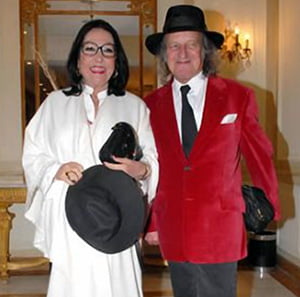 Nana Mouskouri mit schöner, Ehemann André Chapelle 