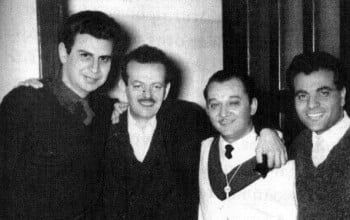 Tsitsanis with Theodorakis, Chiotis and Kazantzidis